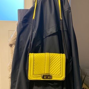 Rebecca Minkoff Yellow Neon Crossbody